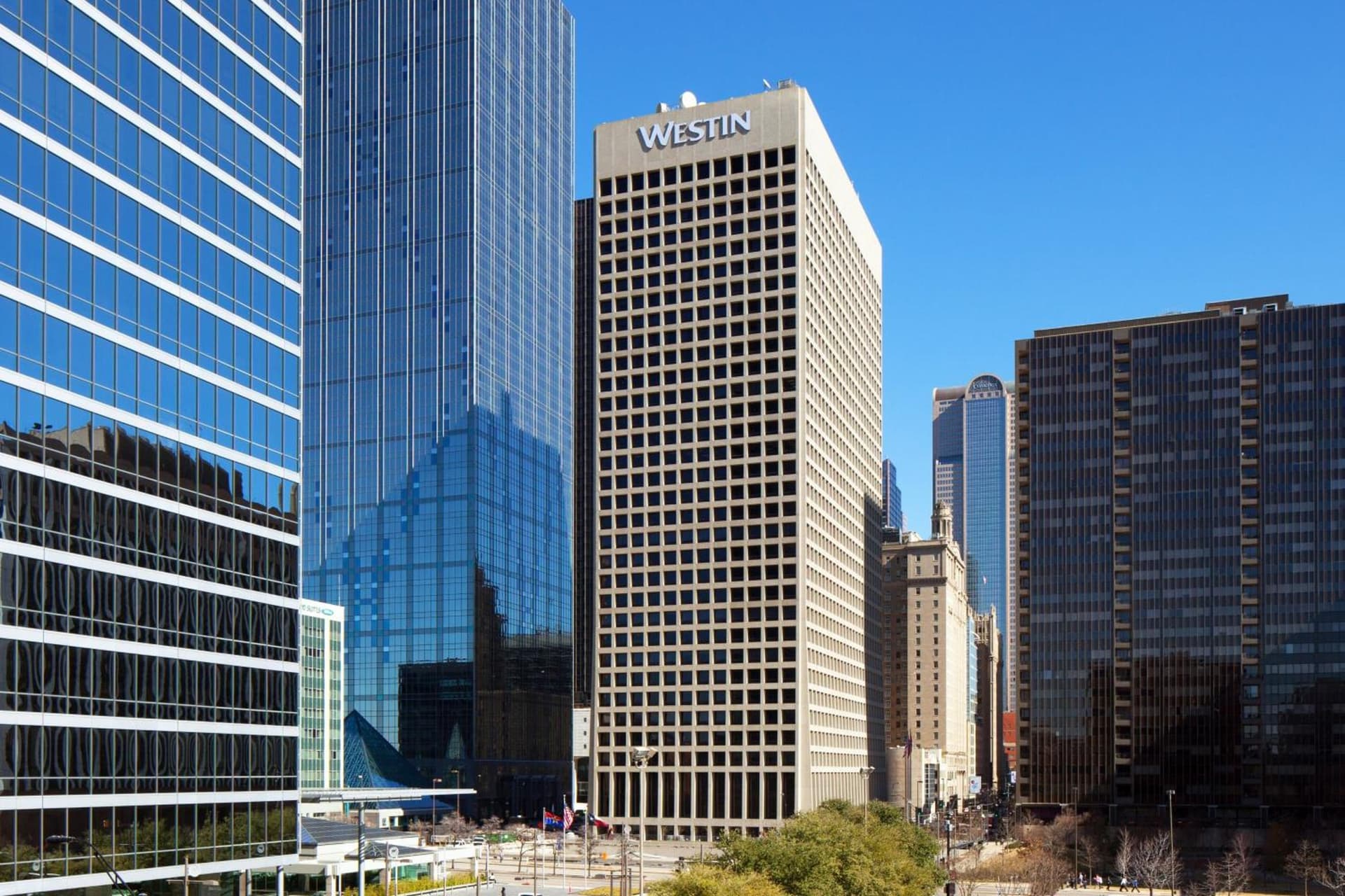 The Westin Dallas Downtown exterior or lobby in Dallas, TX — main listing photo