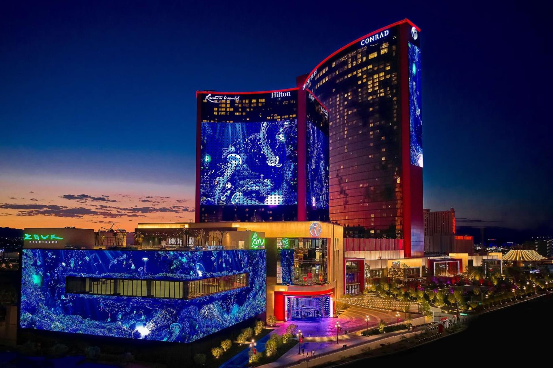 Conrad Las Vegas At Resorts World exterior or lobby in Las Vegas, NV — main listing photo